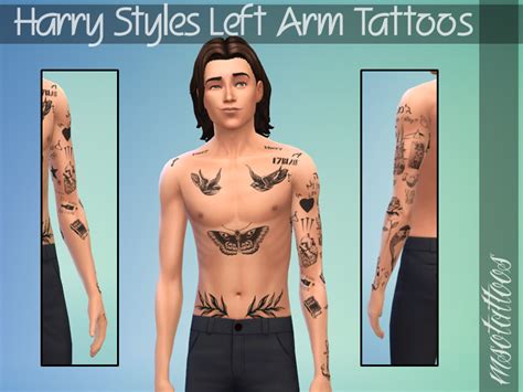 harry styles tattoos sims 4 cc